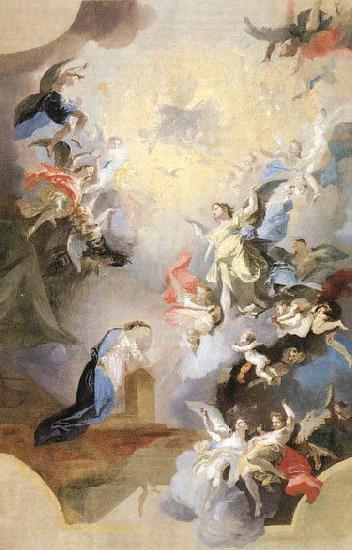 MAULBERTSCH, Franz Anton Annunciation oil painting picture